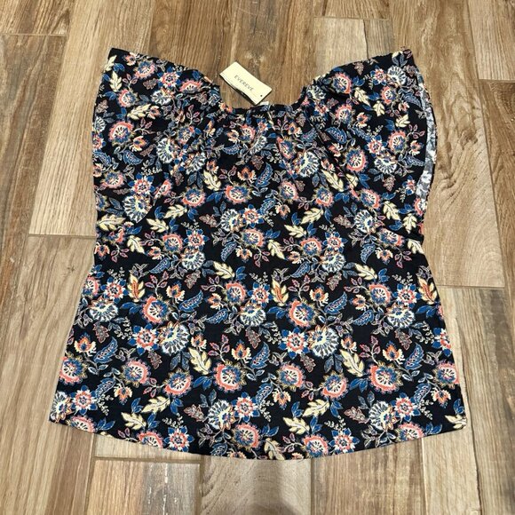 Roan + Ryan Fiona Paisley Ruffle Blouse Top - Picture 4 of 4